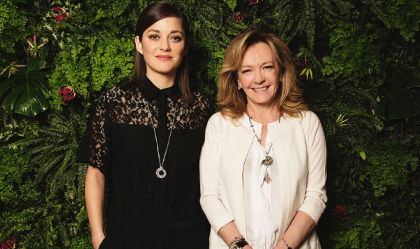 Marion Cotillard designs for the Green Carpet Collection