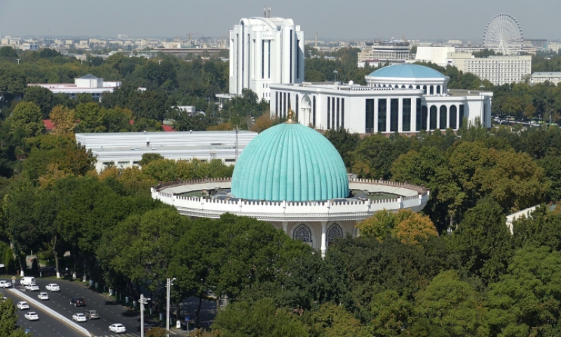 Uzbek President Shavkat Mirziyoyev